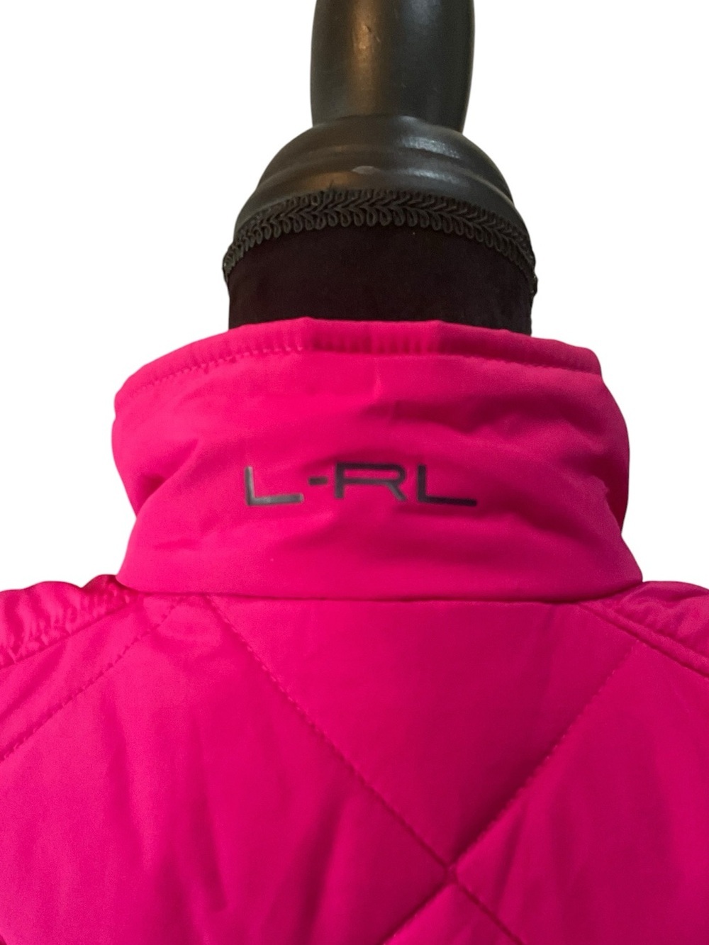 Lauren Ralph Lauren Quilted Fuchsia Vest Size Large - Picture 4 of 7
